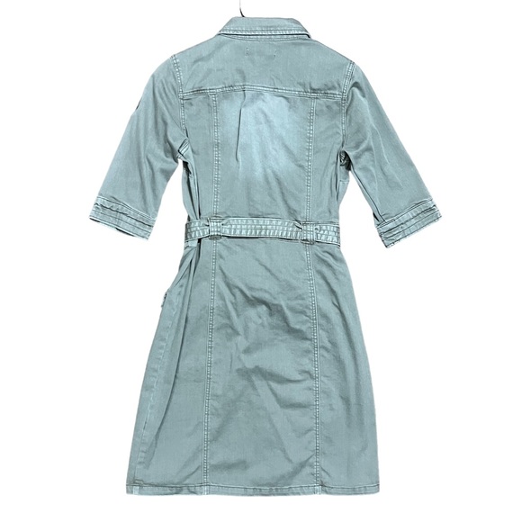 SOLD- Red Jeans NYC Women’s Military Cargo Dress Size Small - Picture 2 of 7